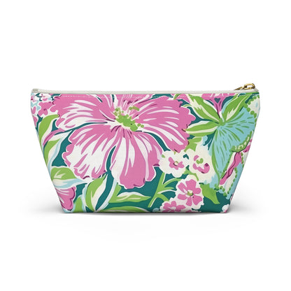 Front view of small Seaside accessory pouch on a white background