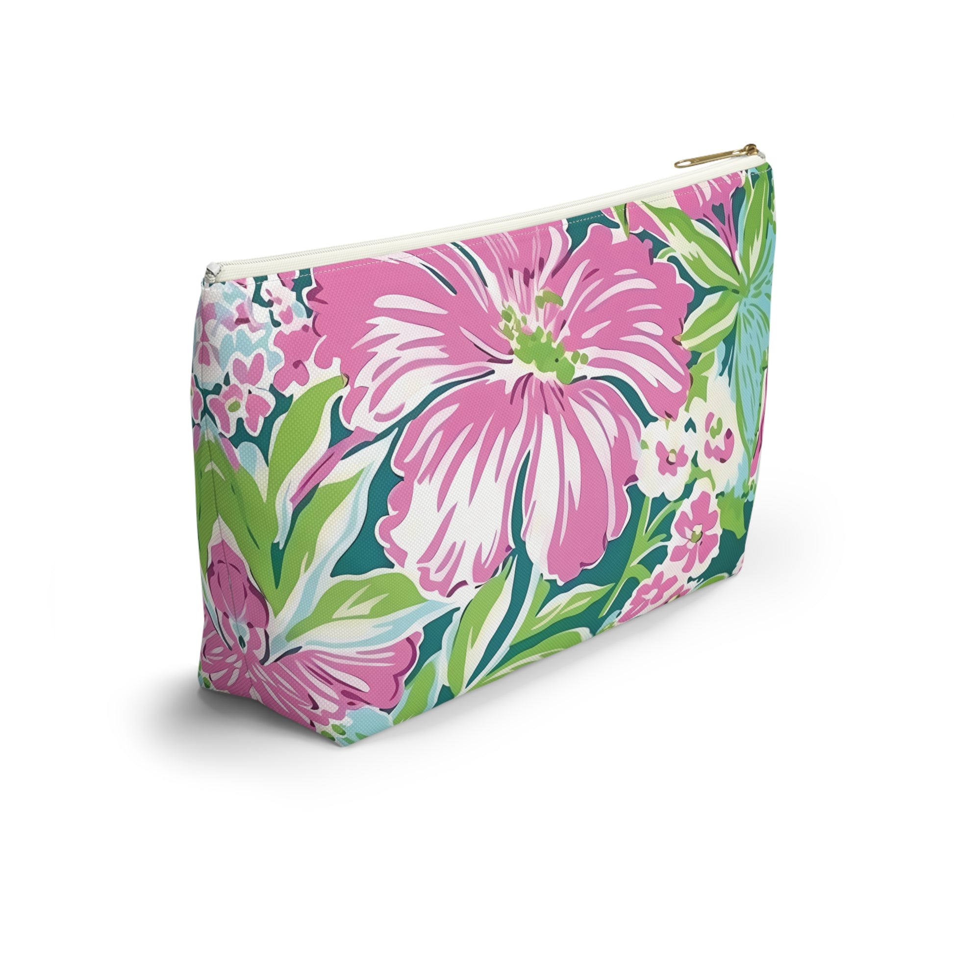 Seaside accessory pouch on a white background