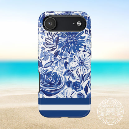 Lexington Tough Case for iPhone 17 Air on a beach background