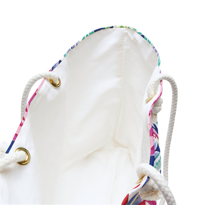 Interior view of the Siesta Key Weekender Tote Bag, on a white background