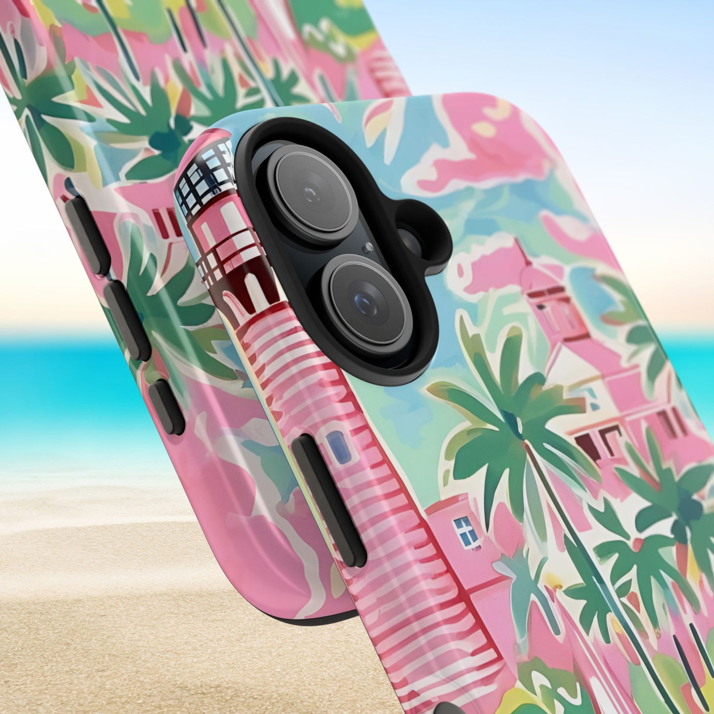 Close up views of the St. Simon Tough Case for iPhone