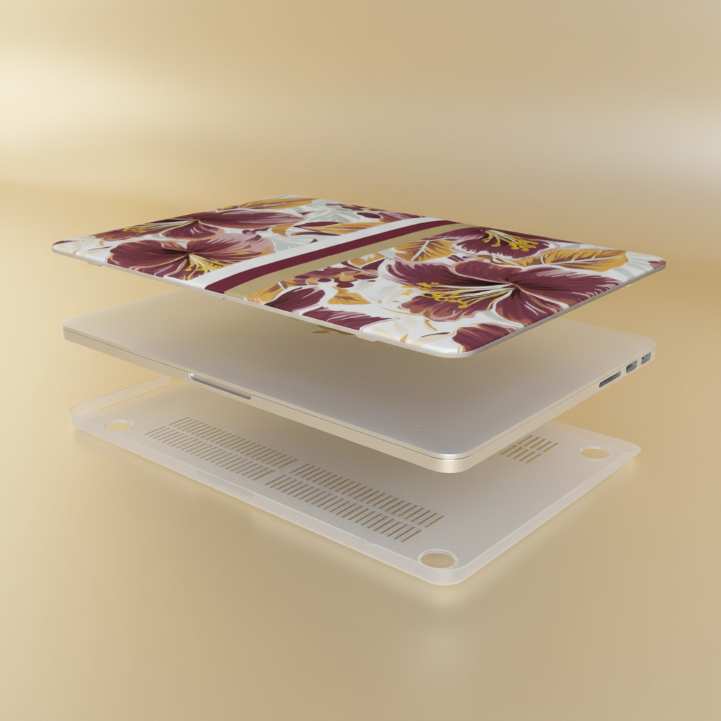 Top and bottom views of the Tallahassee MacBook Case on a beige background