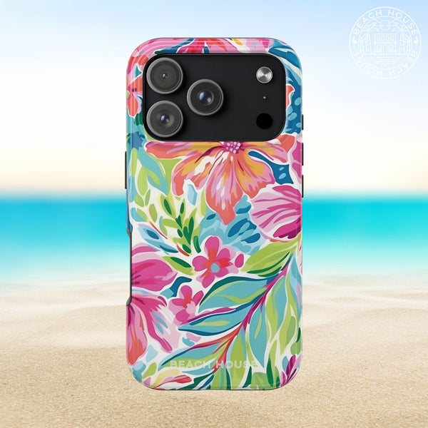 Waikiki Tough Case for iPhone 17 Pro on a beach background