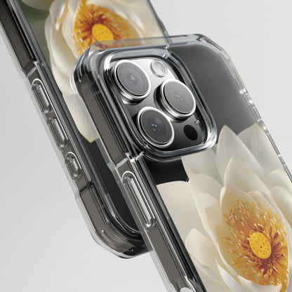 Phone case with floral design on a white background